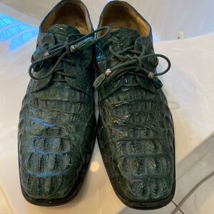 Max leather alligator shoes size 10 1/2